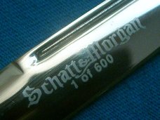 BONE 2009 SCHATT MORGAN 042 922 COKE BOTTLE QUEEN FOLDING  POCKET HUNTING JACK KNIFE KNIVES OLD