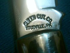 BONE 2009 SCHATT MORGAN 042 922 COKE BOTTLE QUEEN FOLDING  POCKET HUNTING JACK KNIFE KNIVES OLD