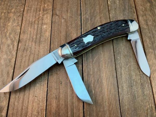 Winchester by Queen Sowbelly Stockman Old Utica Bone 1989 Winchester by Queen Sowbelly Stockman Old Utica Bone 1989