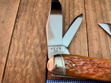 Winchester 4 Blade Sowbelly Stockman Honey Jigged  Bone 1998