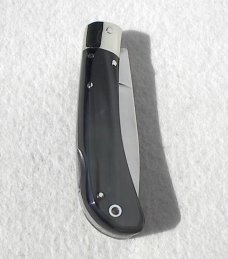 NOS AKC ITALIAN CLASSIC SPEED HUNTER GENUINE BRAZILIAN HORN NICKEL SILVER BOLSTERS 