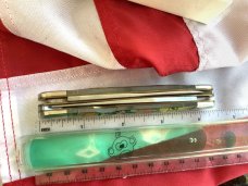 Vintage Camillus 2 Blade Large Cigar Knife w/ Riders of the Silver Screen Handles -ZORO -NOS