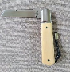 Vincenzo Balistreri White Wolf.Interior Cut Mammoth..AEB-L..liners..lanyard pin and bead..coa.slip