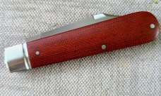 Mike Moran Straight Clip Jack..Chili Pepper MIcarta..CPM-154...3 7/8"..coa,.pouch..New #152