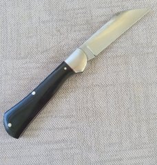 K'roo Custom Reaper Raven,3.75..Black Linen...rwl34...red G10 spacers/liners..fileworked..coa/slip