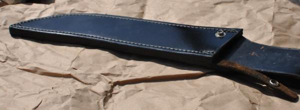 Floyd Byrd Randall Employee Leather Sheath 14 1/2" OAL Black Appears Unused 3" Belt Loop Snap Keeper