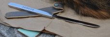 Schrade Walden Armour Meat Packing Knife Mint Original Case Aluminum Handles Mirror Polished