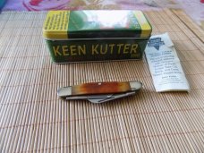 Never Used "Keen Kutter" serial #104 Knife with original tin.