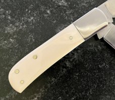 Northwoods Scagel Third Series Folder Knife Beautiful Ivory, Unused