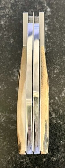 Northwoods Scagel Third Series Folder Knife Beautiful Stag, Unused 