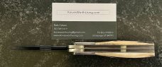 Northwoods Scagel Third Series Folder Knife Beautiful Stag, Unused 