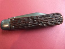 Schrade Cut Co Walden NY Auto Brown Bone