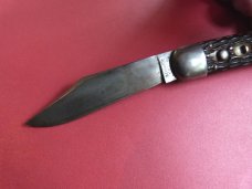 Schrade Cut Co Walden NY Auto Brown Bone
