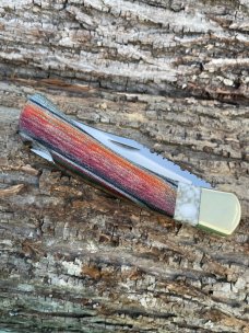 BUCK 110 LEROY REMER CUSTOM MEXICAN BLANKET KNIFE