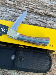BUCK 110 LEROY REMER CUSTOM MEXICAN BLANKET KNIFE