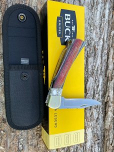 BUCK 110 LEROY REMER CUSTOM MEXICAN BLANKET KNIFE