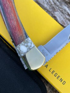 BUCK 110 LEROY REMER CUSTOM MEXICAN BLANKET KNIFE