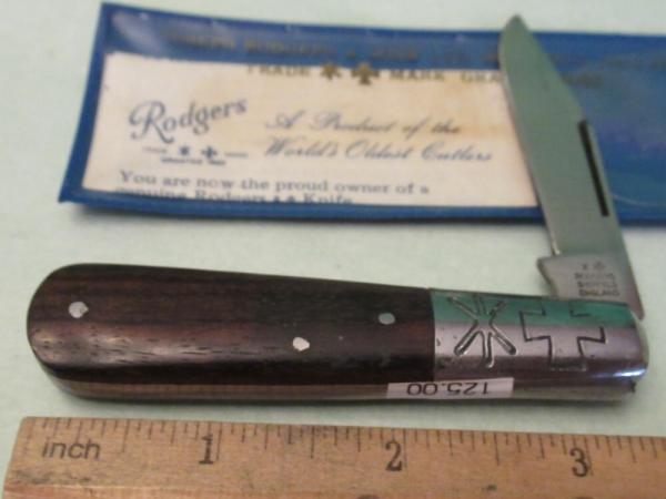 Rogers the Worlds oldest Cutlers Wood Handle Barlow Rogers the Worlds oldest Cutlers Wood Handle Barlow