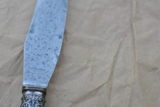John Wigfall & Co. 16" OAL Sterling Silver Bolster Stag Handle Appears Unused Hand Forged Sheer Stel
