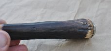 John Wigfall & Co. 16" OAL Sterling Silver Bolster Stag Handle Appears Unused Hand Forged Sheer Stel