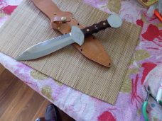 Never used Replica US Gladius Bowie type knife with sheath  