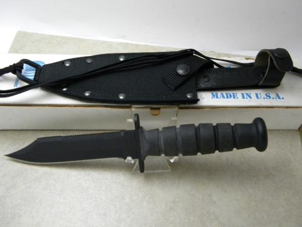 Ontario Knife Co. Freedom Fighters 4 Navy Knife & Sheath NIB