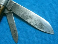 VINTAGE 4 LINE CAMILLUS CUTLERY CO BONE EZ EASY OPEN JACK FOLDING POCKET KNIFE KNIVES OLD
