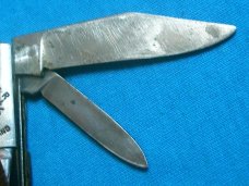 VINTAGE BOKER TREE BRAND 493 BARLOW BAREHEAD SAWCUT DELRIN FOLDING POCKET PEN KNIFE KNIVES OLD