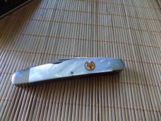 Never Used Keen Kutter Congress four blade knife, with tin