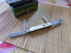 Never Used Keen Kutter Congress four blade knife, with tin