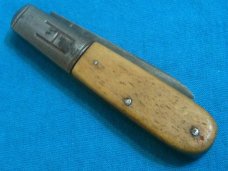 VINTAGE ANTIQUE OVB HSB BONE BARLOW HIBBARD SPENCER BARTLETT FOLDING POCKET KNIFE KNIVES OLD PARTS