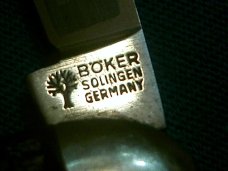 VINTAGE BOKER SOLINGEN GERMANY TREE BRAND CLASSIC 240 WHITTLER FOLDING POCKET JACK KNIFE KNIVES OLD