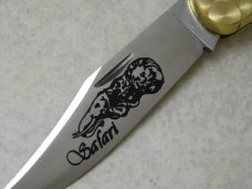 Kissing Crane Germany Stag Safari Lockback Knife