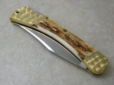 Kissing Crane Germany Stag Safari Lockback Knife