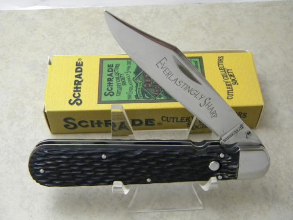 Schrade Everlasting Sharp SCCS 2008 Bone Button Lock Knife NIB Schrade Everlasting Sharp SCCS 2008 Bone Button Lock Knife NIB