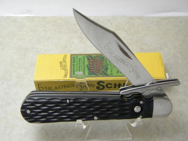 Schrade Everlasting Sharp SCCS 2008 Bone Button Lock Knife w/Guards NIB Schrade Everlasting Sharp SCCS 2008 Bone Button Lock Knife w/Guards NIB