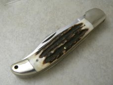Parker Cut Co Stag Folding Hunter Knife