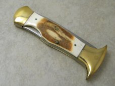 Parker-IMAI Eagle Brand EL Diablo Second Cut Stag Lockback Knife NIB