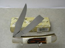 Frost Cutlery Second Cut Stag Jim Bowie Trapper II Knife NIB