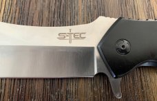 S-Tec XL cleaver style folding knife