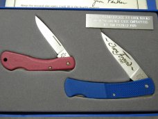 Rare Case XX 1989 Jim Parker Lockback Knife Set NIB