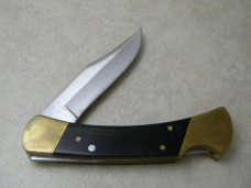 Craftsman USA 95078 A.C.A. Edge Wood Lockback Knife in Pouch