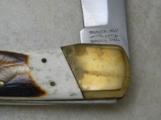 Parker Big Lou Bone K-139 Lockback Knife in Box w/Pouch