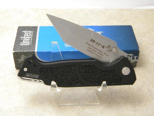 Colt CT CTO104 (United Cutlery) USA Rock Loc AR15K Moser Design lockback Knife NIB Colt CT CTO104 (United Cutlery) USA Rock Loc AR15K Moser Design lockback Knife NIB