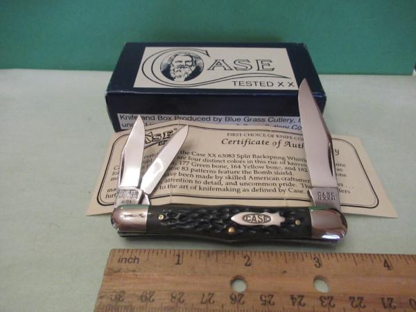 Case Classic 1994 Blue Bone Split Back Whittler Pattern #73083