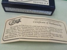 Case Classic 1994 Blue Bone Split Back Whittler Pattern #73083