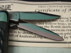 Case Classic 1994 Blue Bone Split Back Whittler Pattern #73083