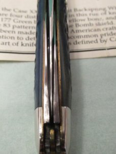 Case Classic 1994 Blue Bone Split Back Whittler Pattern #73083