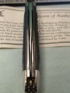 Case Classic 1994 Blue Bone Split Back Whittler Pattern #73083