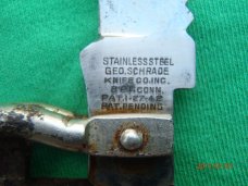 George Schrade Wire Jack Knife Fishscaler